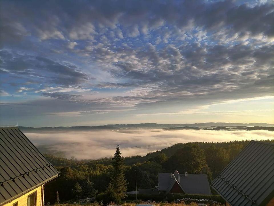 Gorskie Domki W Karkonoszach Z Widokiem ป็อดกูชิน ภายนอก รูปภาพ