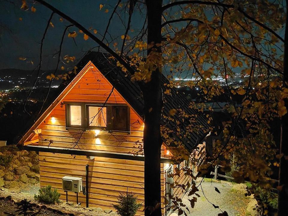 Gorskie Domki W Karkonoszach Z Widokiem ป็อดกูชิน ภายนอก รูปภาพ