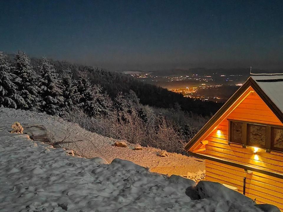 Gorskie Domki W Karkonoszach Z Widokiem ป็อดกูชิน ภายนอก รูปภาพ