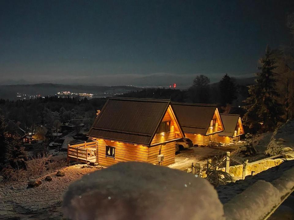 Gorskie Domki W Karkonoszach Z Widokiem ป็อดกูชิน ภายนอก รูปภาพ